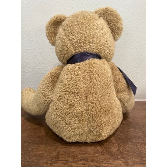 Boyd’s Bear Collection Plush Bear Brown 1991-1998 with Blue Bow Vintage - Picture 3 of 7